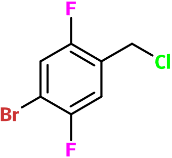 (image for) MC004715 1-Bromo-4-(chloromethyl)-2,5-difluorobenzene